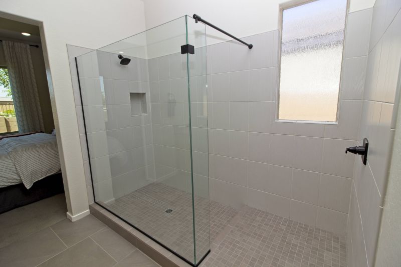 Walk-In Shower with Natural Stone